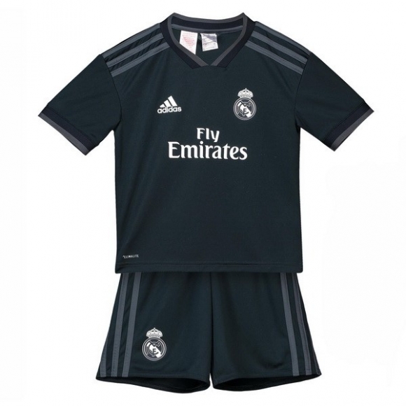 Maglia Real Madrid Away Bambino 2018/19 Nero
