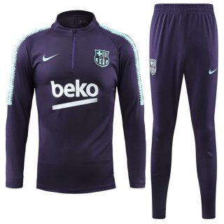 Felpa Barcellona 2018/19 Blu Porpora
