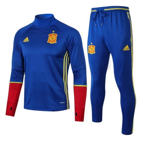 Felpa Spagna 2018 Blu Rosso