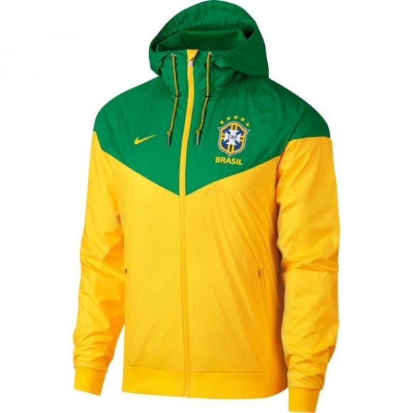 Giacca a vento Brasile 2018 Giallo Verde