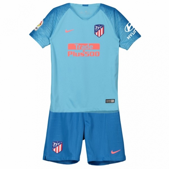 Maglia Atletico Madrid Away Bambino 2018/19 Blu