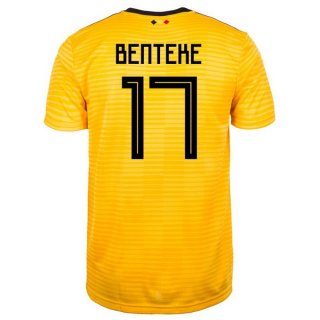 Maglia Belgio Away Benteke 2018 Giallo