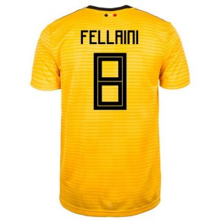 Maglia Belgio Away Fellaini 2018 Giallo