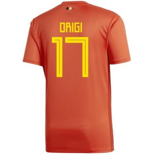 Maglia Belgio Home Origi 2018 Rosso