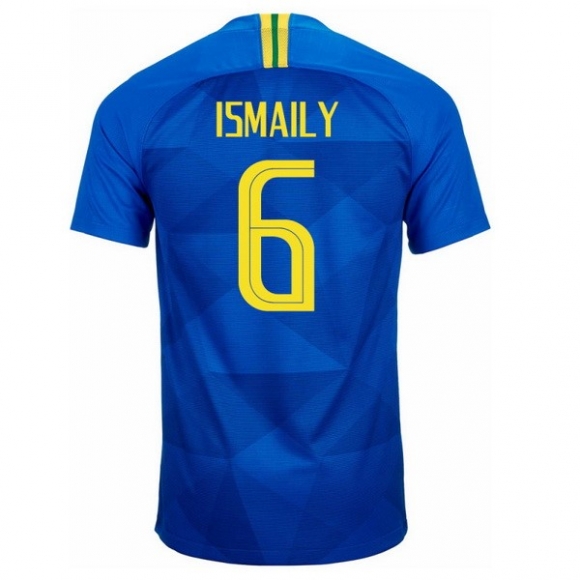Maglia Brasile Away Ismaily 2018 Blu