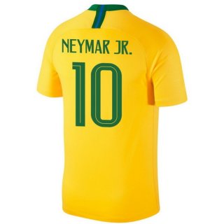 Maglia Brasile Home Neymar JR. 2018 Giallo