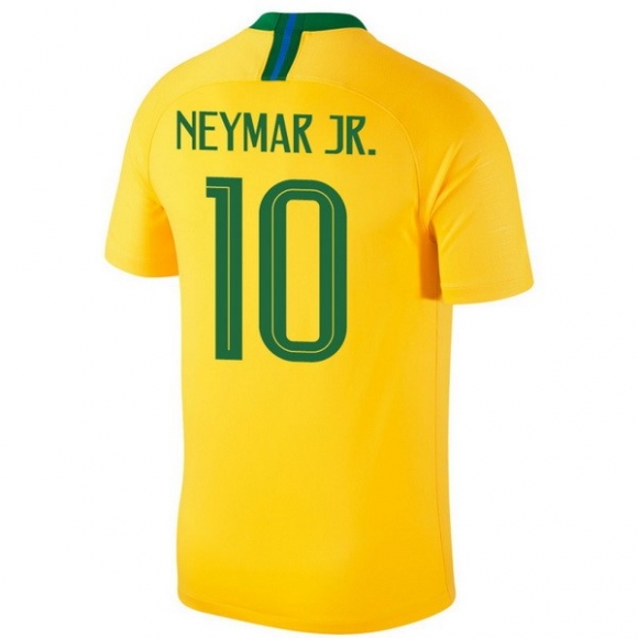 Maglia Brasile Home Neymar JR. 2018 Giallo