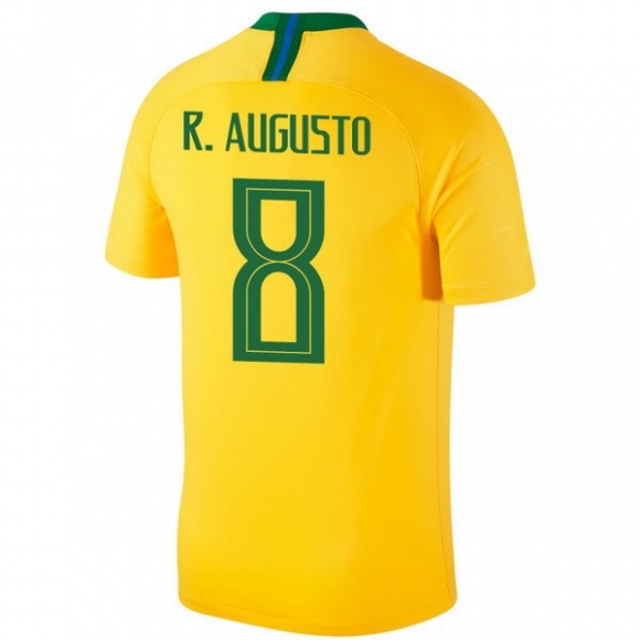 Maglia Brasile Home R.Augusto 2018 Giallo