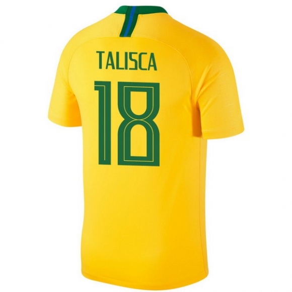Maglia Brasile Home Talisca 2018 Giallo