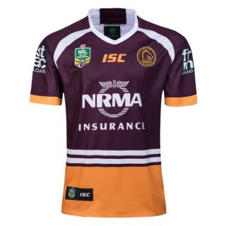 Maglia Brisbane Broncos Home 2018 Porpora