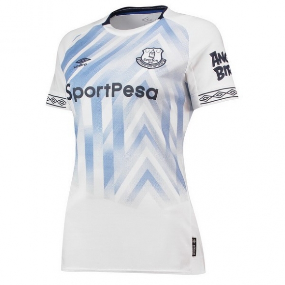Maglia Everton Terza Donna 2018/19 Bianco