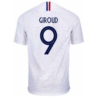 Maglia Francia Away Giroud 2018 Bianco
