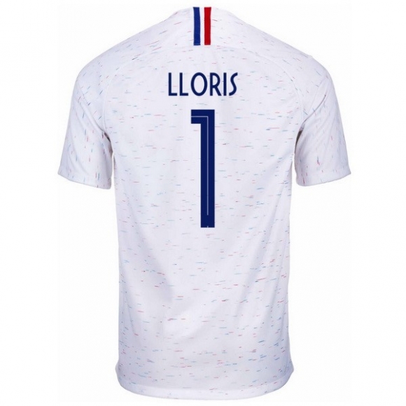 Maglia Francia Away Lloris 2018 Bianco
