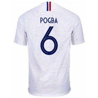 Maglia Francia Away Pogba 2018 Bianco