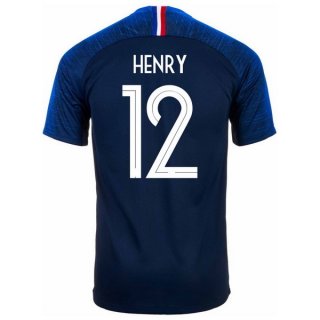 Maglia Francia Home Henry 2018 Blu