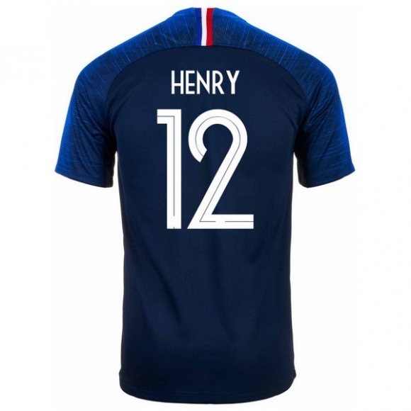Maglia Francia Home Henry 2018 Blu