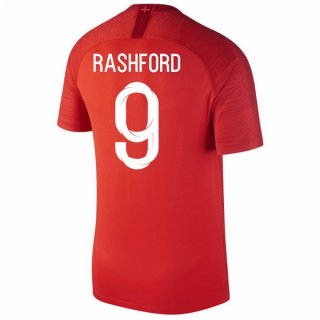 Maglia Inghilterra Away Rashford 2018 Rosso