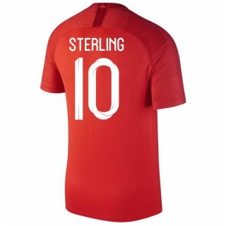 Maglia Inghilterra Away Sterling 2018 Rosso