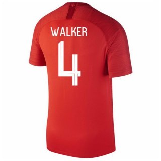 Maglia Inghilterra Away Walker 2018 Rosso