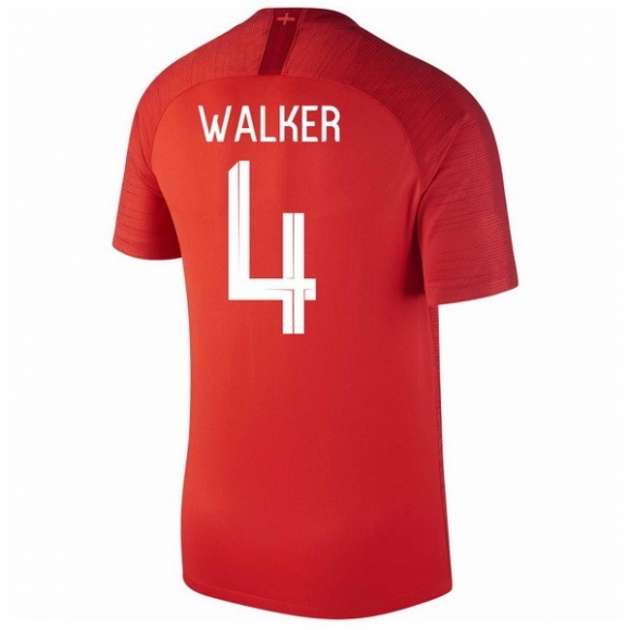 Maglia Inghilterra Away Walker 2018 Rosso