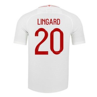 Maglia Inghilterra Home Lingard 2018 Bianco