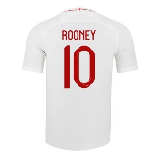 Maglia Inghilterra Home Rooney 2018 Bianco