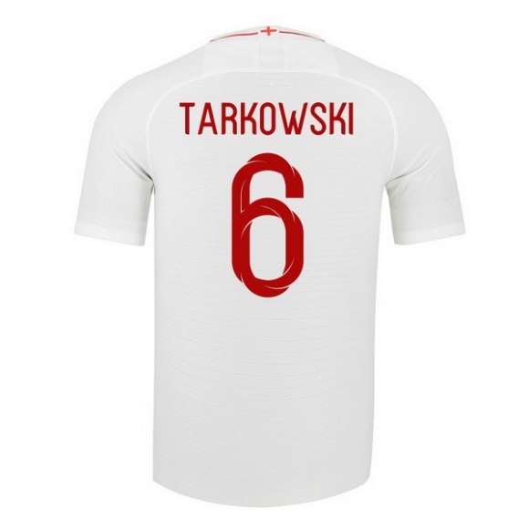 Maglia Inghilterra Home Tarkowski 2018 Bianco