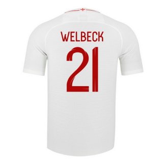 Maglia Inghilterra Home Welbeck 2018 Bianco