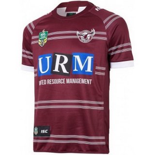 Maglia Manly Sea Eagles Home 2018 Rosso