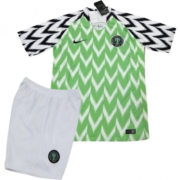 Maglia Nigeria Home Bambino 2018 Verde