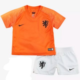 Maglia Paesi Bassi Home Bambino 2018 Arancione