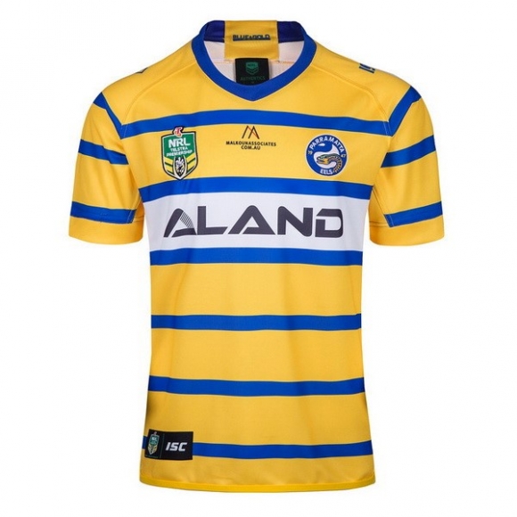 Maglia Parramatta Eels Away 2018 Giallo