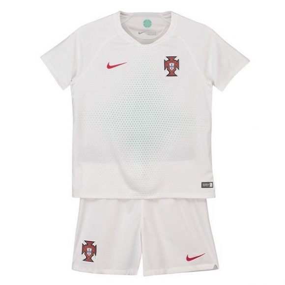Maglia Portogallo Away Bambino 2018 Bianco