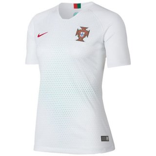Maglia Portogallo Away Donna 2018 Bianco