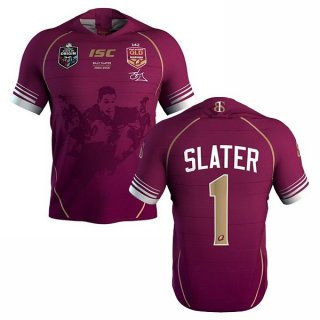 Maglia Qld Maroons Slater 2018 Rosso