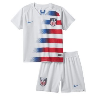 Maglia Stati Uniti Home Bambino 2018 Bianco