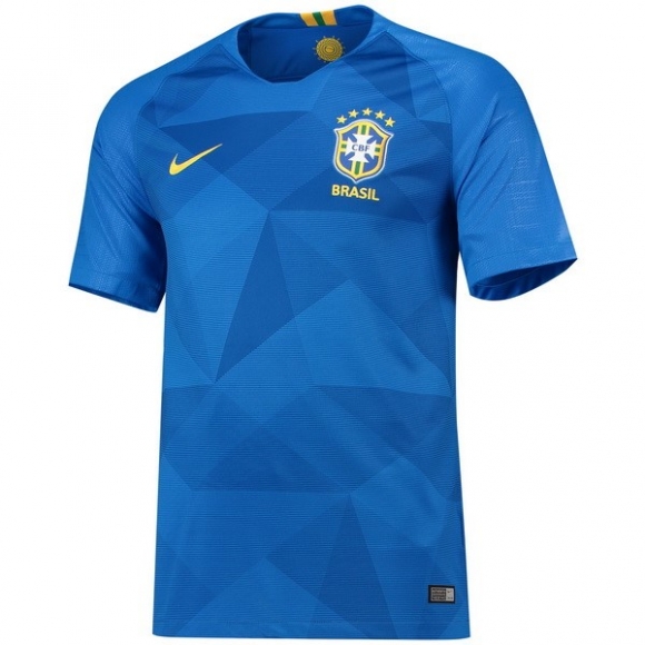 Thailandia Maglia Brasile Away 2018 Blu
