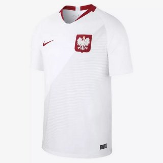 Thailandia Maglia Polonia Home 2018 Bianco
