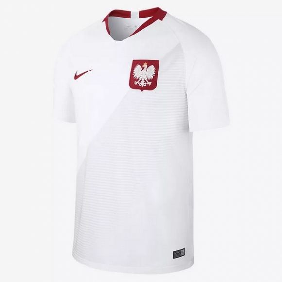 Thailandia Maglia Polonia Home 2018 Bianco