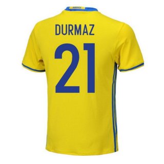 Thailandia Maglia Sweden Home Durmaz 2018 Giallo