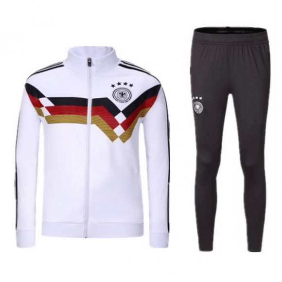Felpa Germania 2018 Bianco Rosso