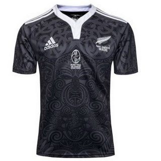 Maglia All Blacks Edizione Commemorativa 100th Nero