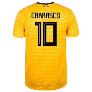 Maglia Belgio Away Carrasco 2018 Giallo