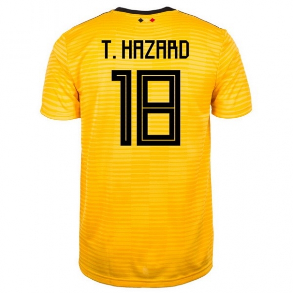 Maglia Belgio Away T.Hazard 2018 Giallo