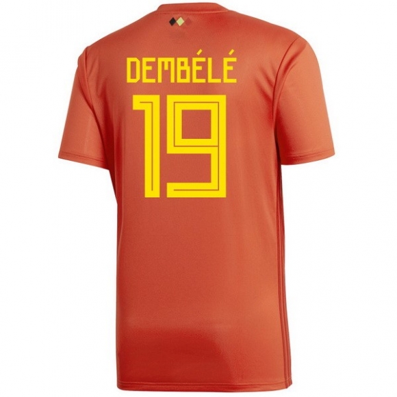 Maglia Belgio Home Dembélé 2018 Rosso