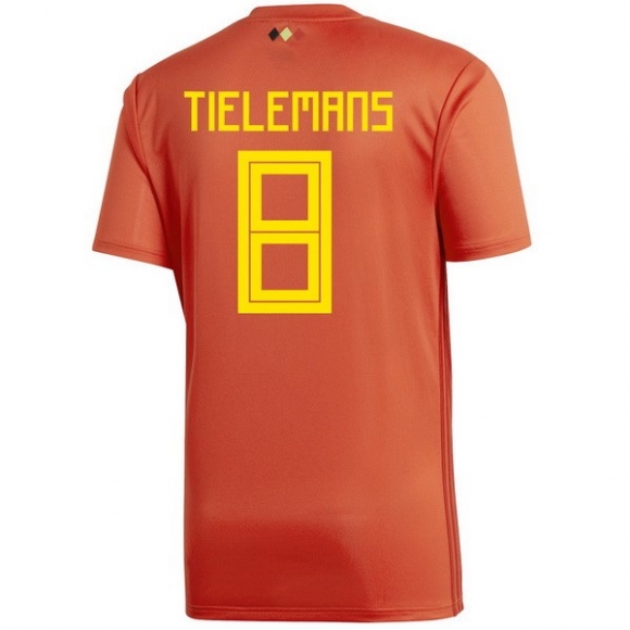 Maglia Belgio Home Tielemans 2018 Rosso