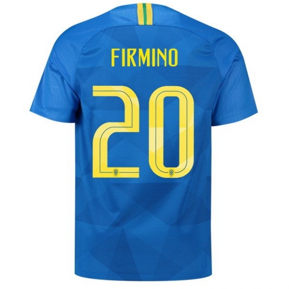 Maglia Brasile Away Firmino 2018 Blu