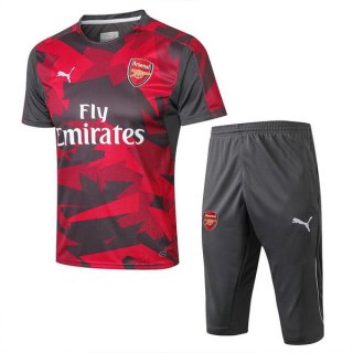 Maglia Formazione Arsenal Set Completo 2018/19 Rosso Grigio Navy