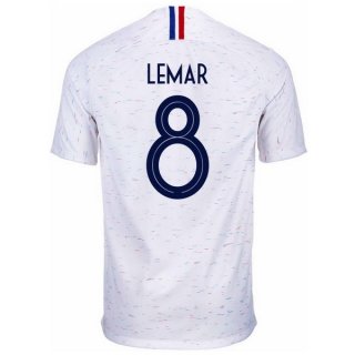 Maglia Francia Away Lemar 2018 Bianco