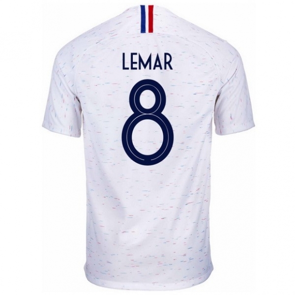 Maglia Francia Away Lemar 2018 Bianco